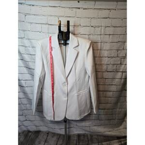 Shein Women's White Single-Breasted Blazer